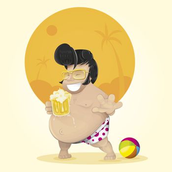 fat guy in a bathing suit