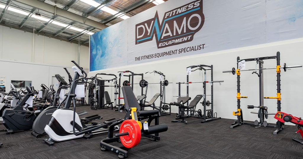 gym equipment on display - Melbourne Fitness Equipment Megastore