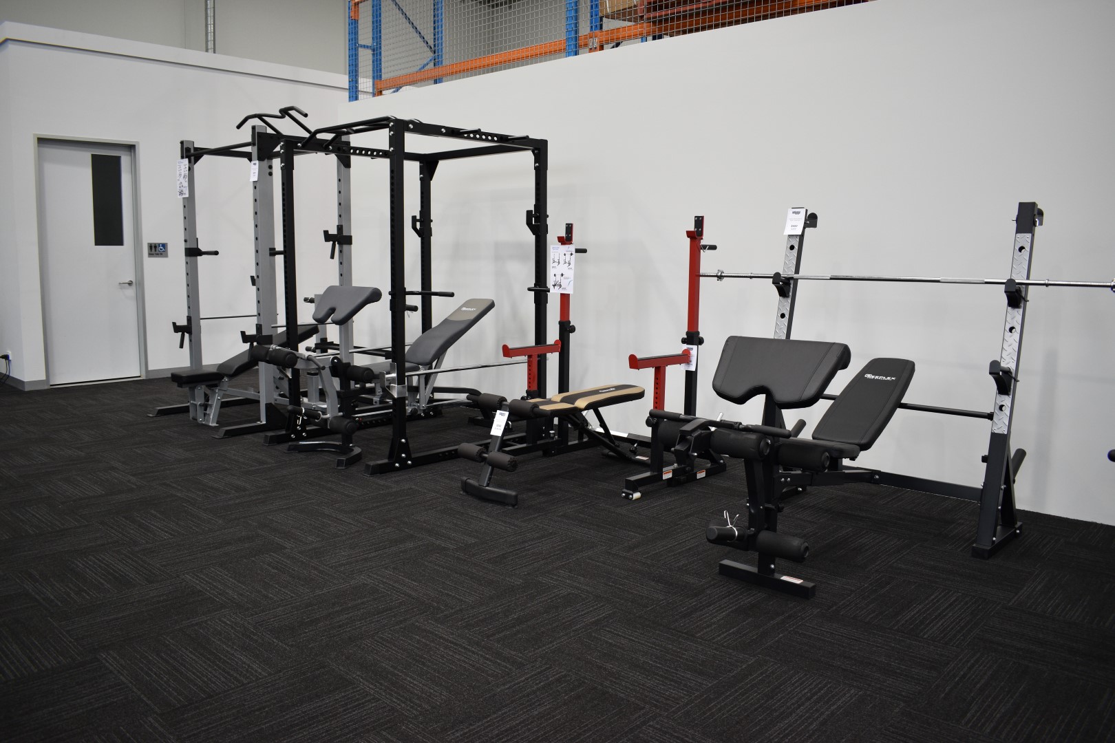 Weight bench rack, squat cage, and Power Racks
