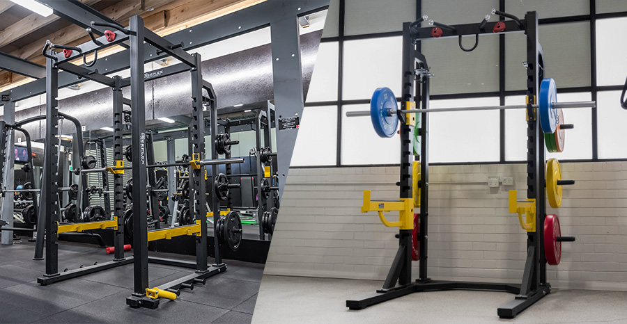Half squat racks dynamo fitness equipment