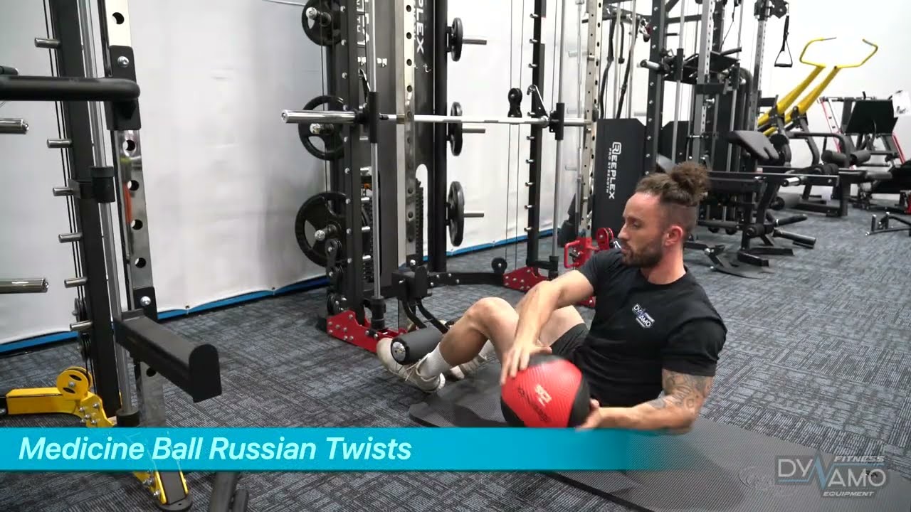Medicine Ball Russian Twist Exercise