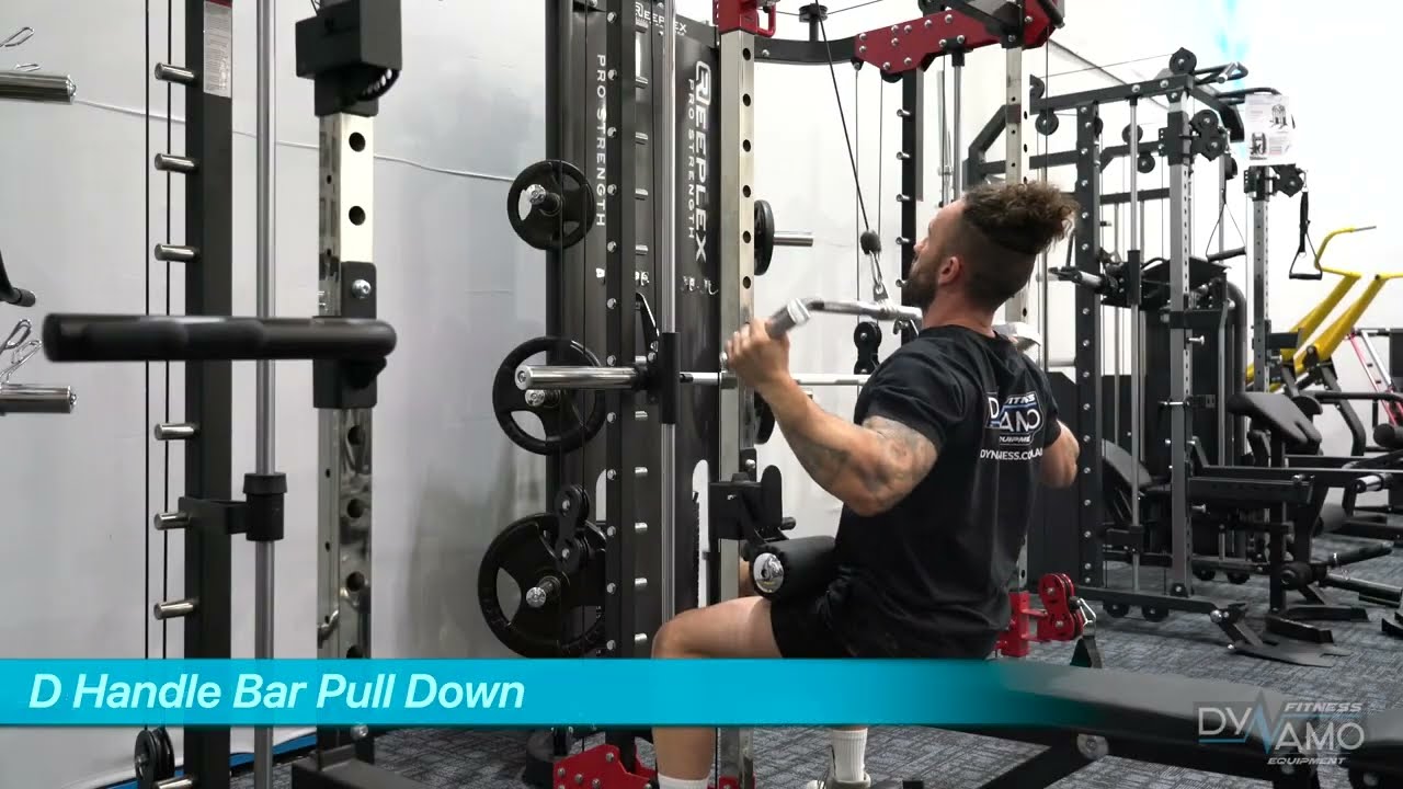 D Handle Bar Pulldown Exercises