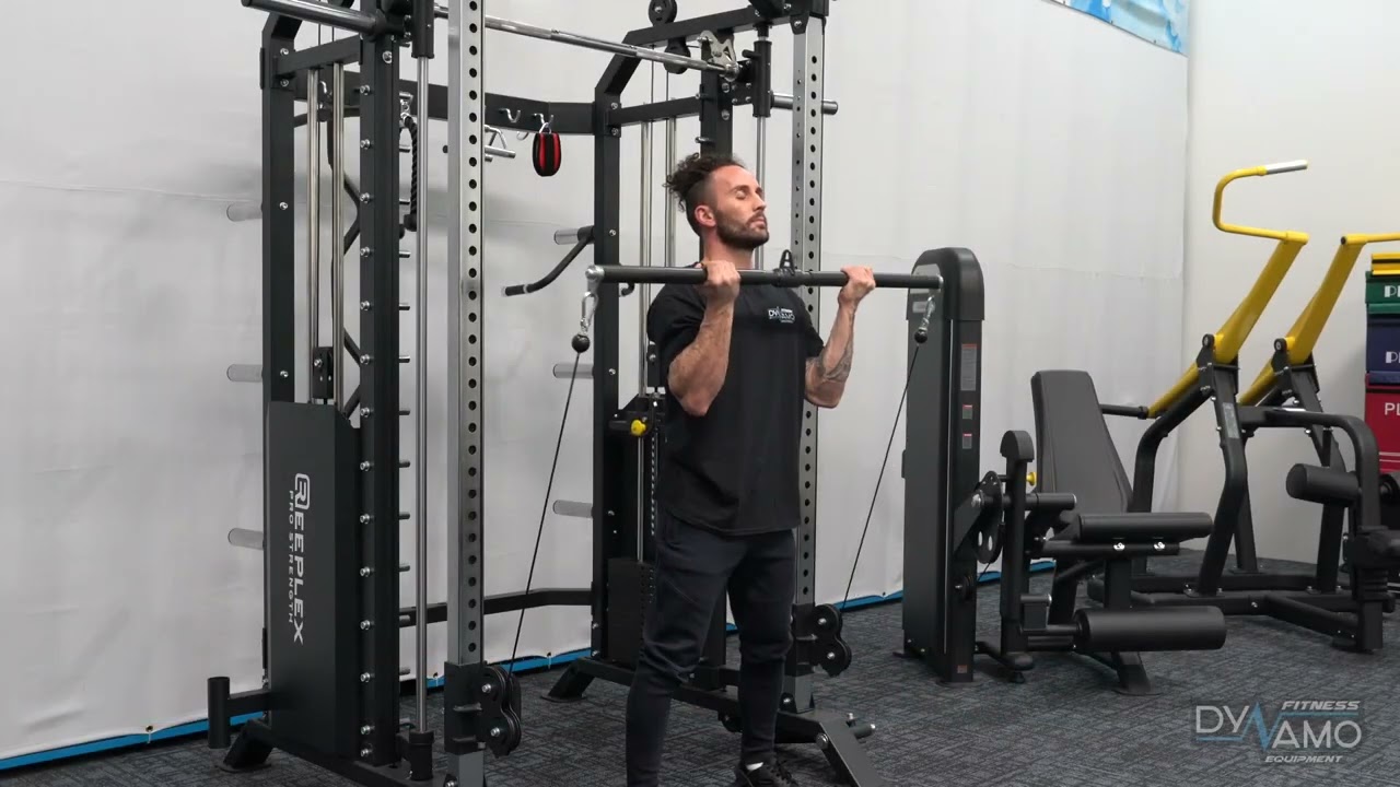 Cable Bar Bicep Curl Exercises