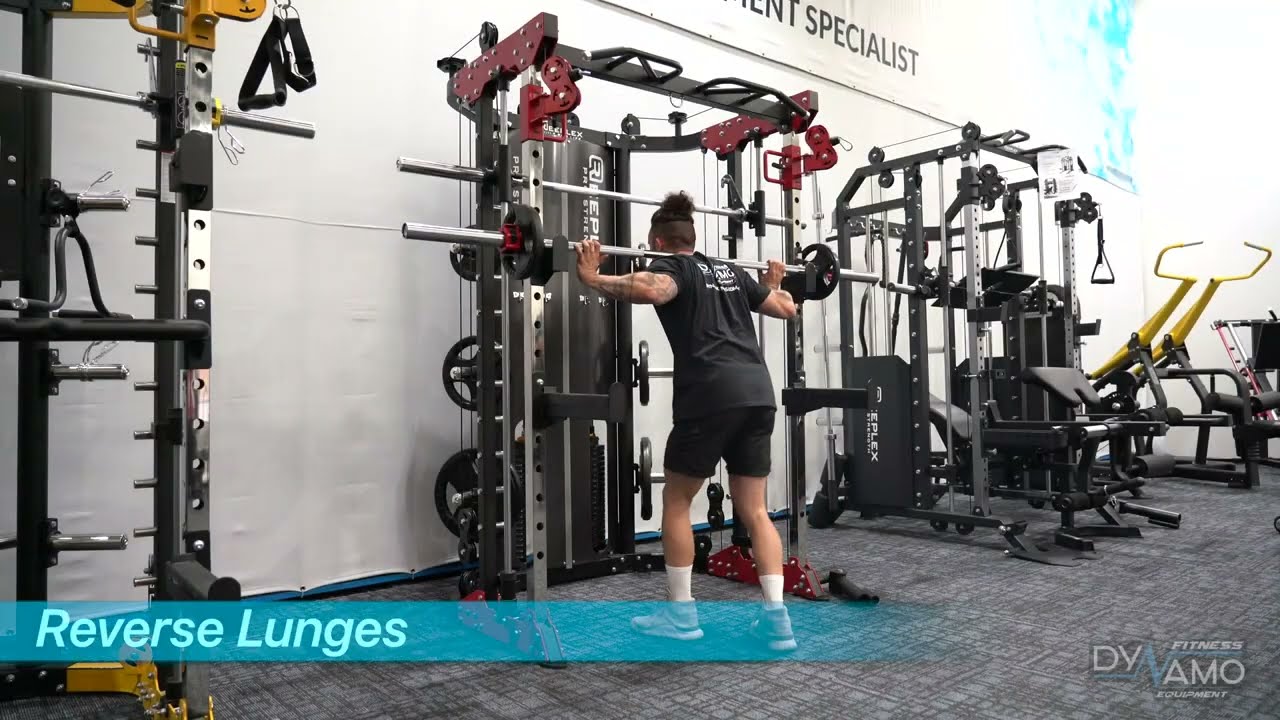 Barbell Reverse Lunges Exercises