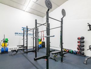 commercial gym fitout - 4 cell freestanding rig