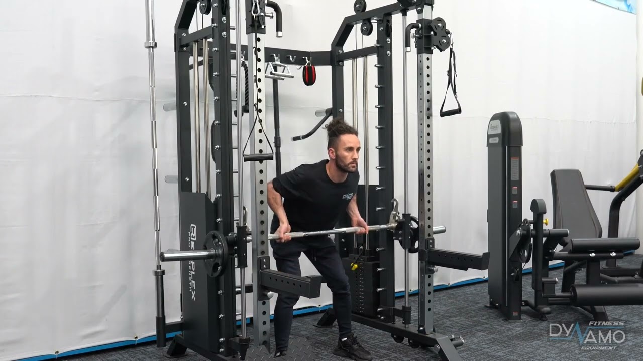 Smith Machine Bent Over Low Underhand Back Row Exercises