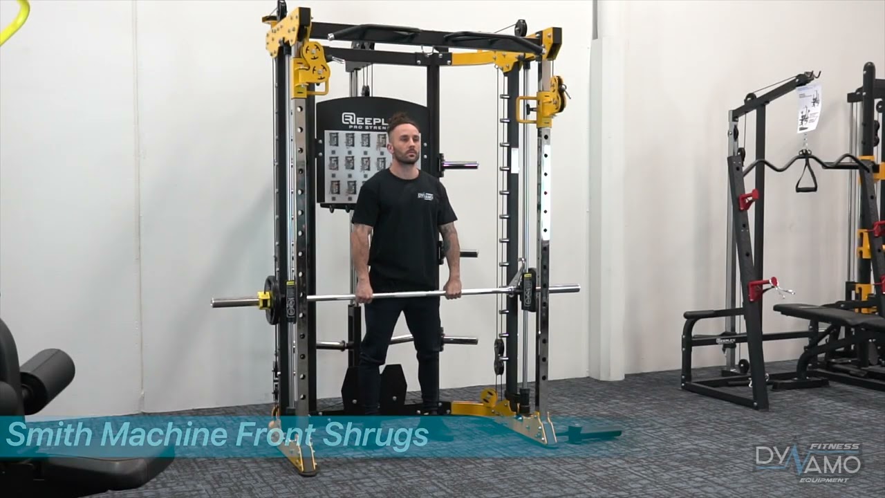 Smith Machine Front Shrugs Exercises