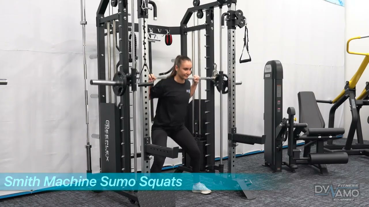 Smith Machine Sumo Squat Exercises