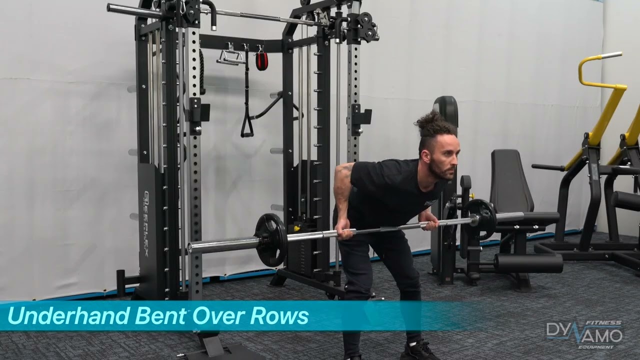 Barbell Underhand Bent Over Back Row Exercises