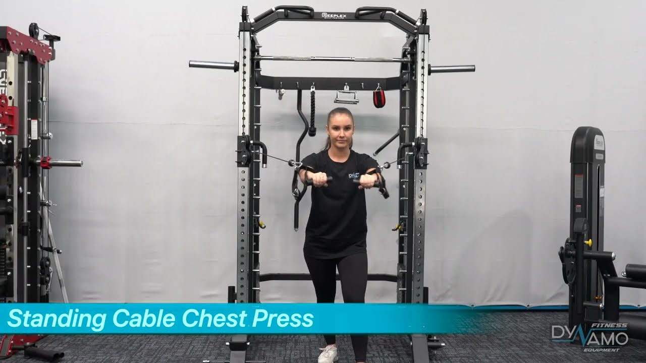 Cable Standing Chest Press Exercises