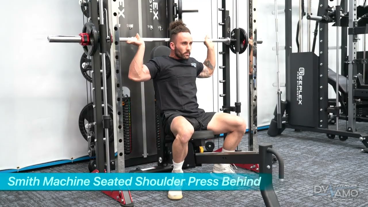 Smith Machine Shoulder Press Behind Head Exercises