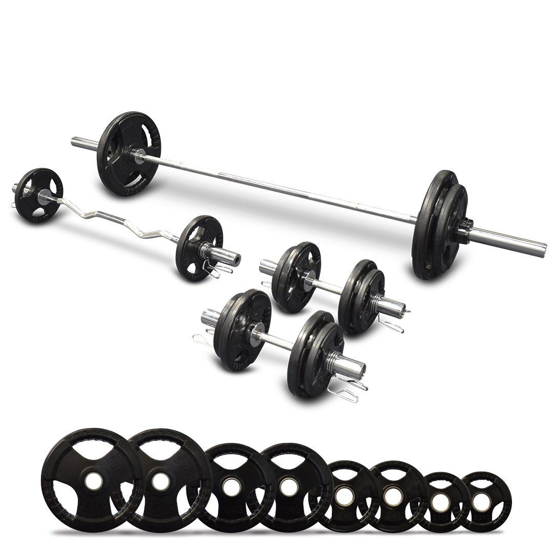 Olympic weight set with bar packages