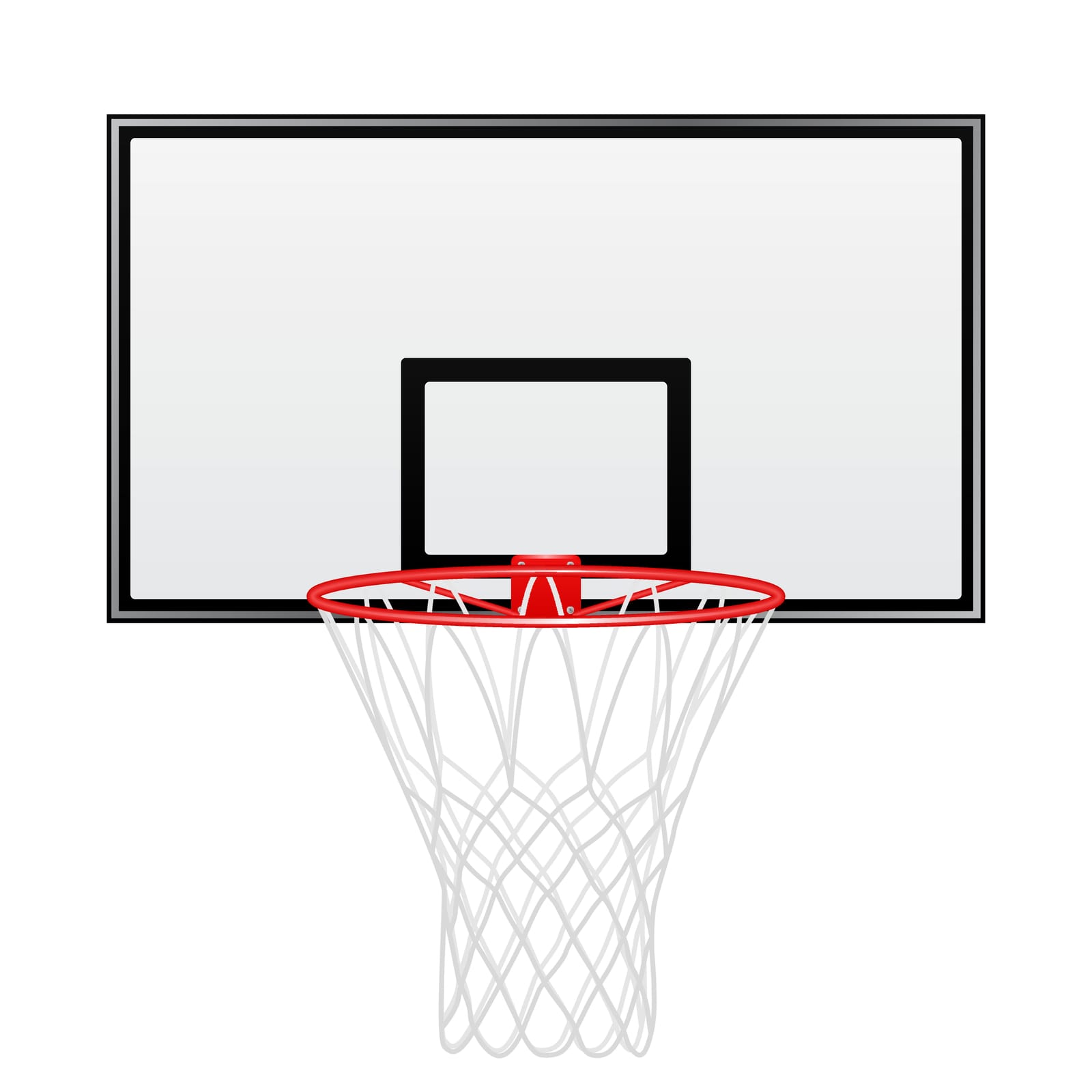 Wall mounted basketball hoop