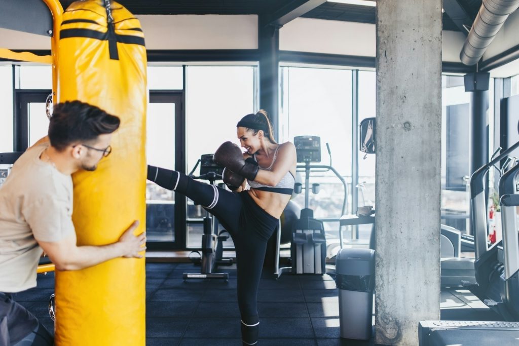 Hang a punching bag