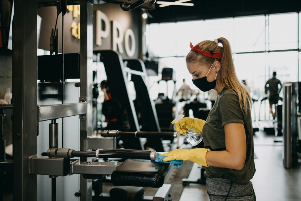 Checklist to clean commercial gym equipment