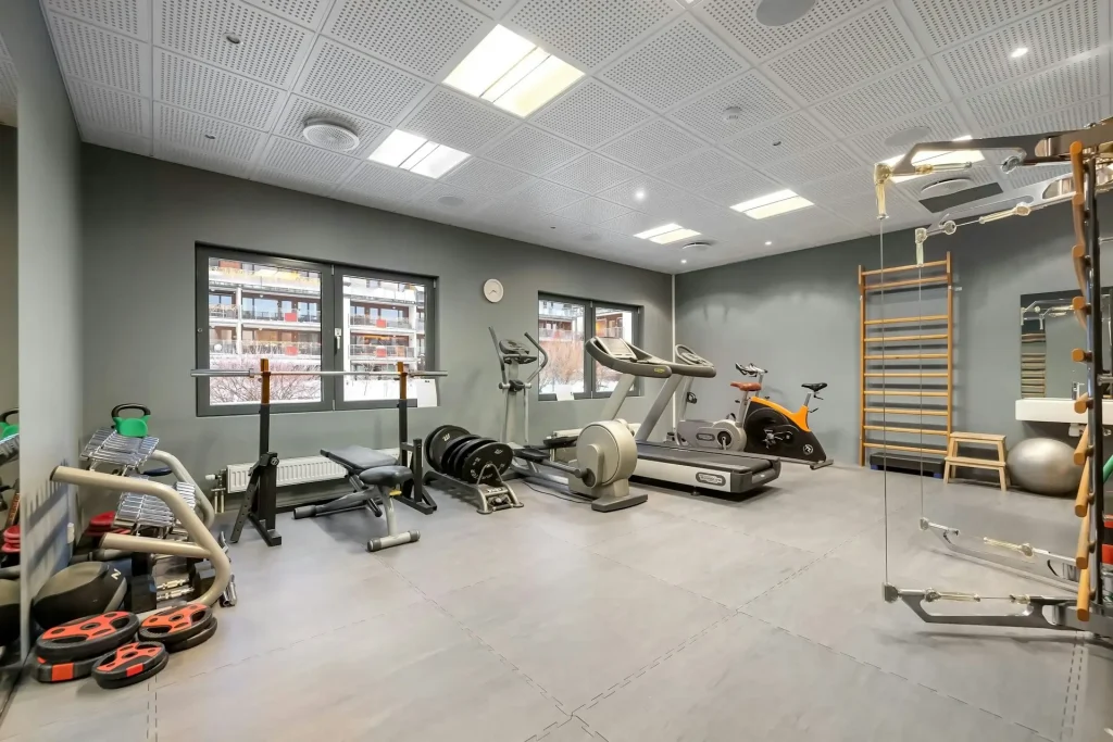 small fitness studio