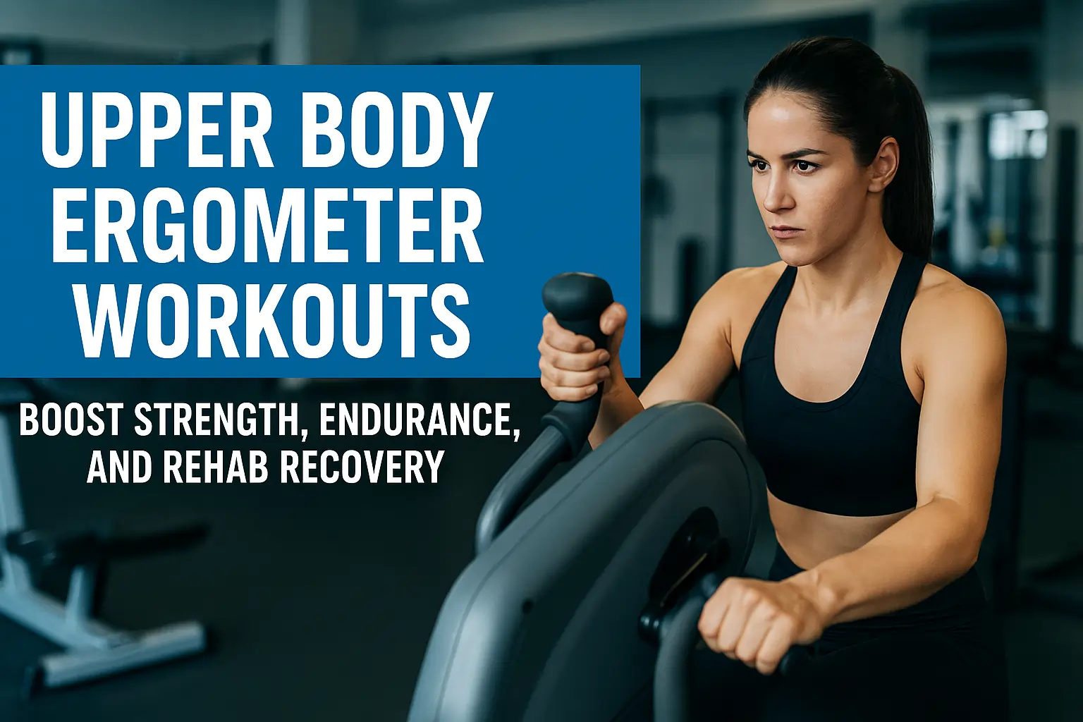 Upper body ergometer workouts