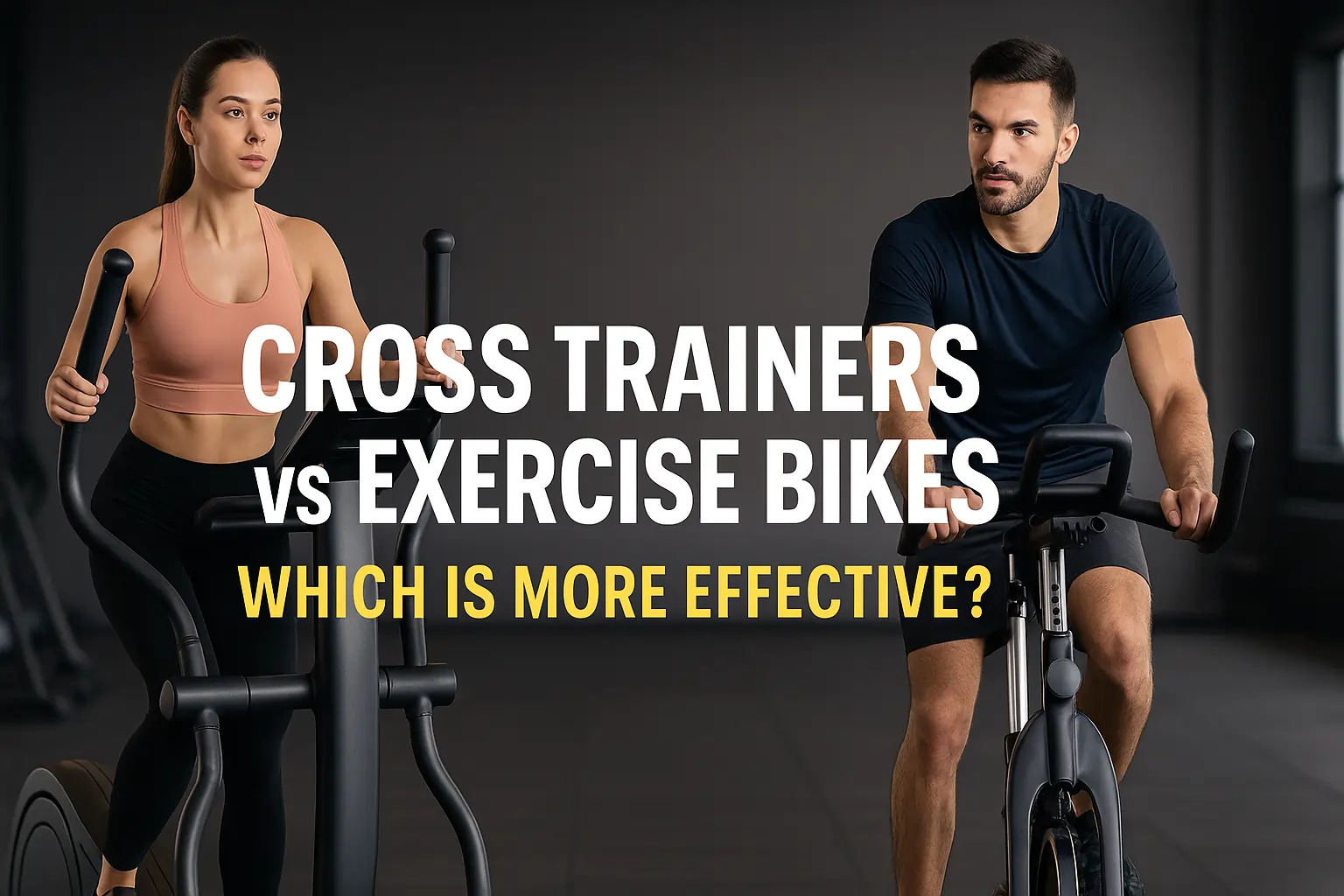 cross trainers vs exercise bikes